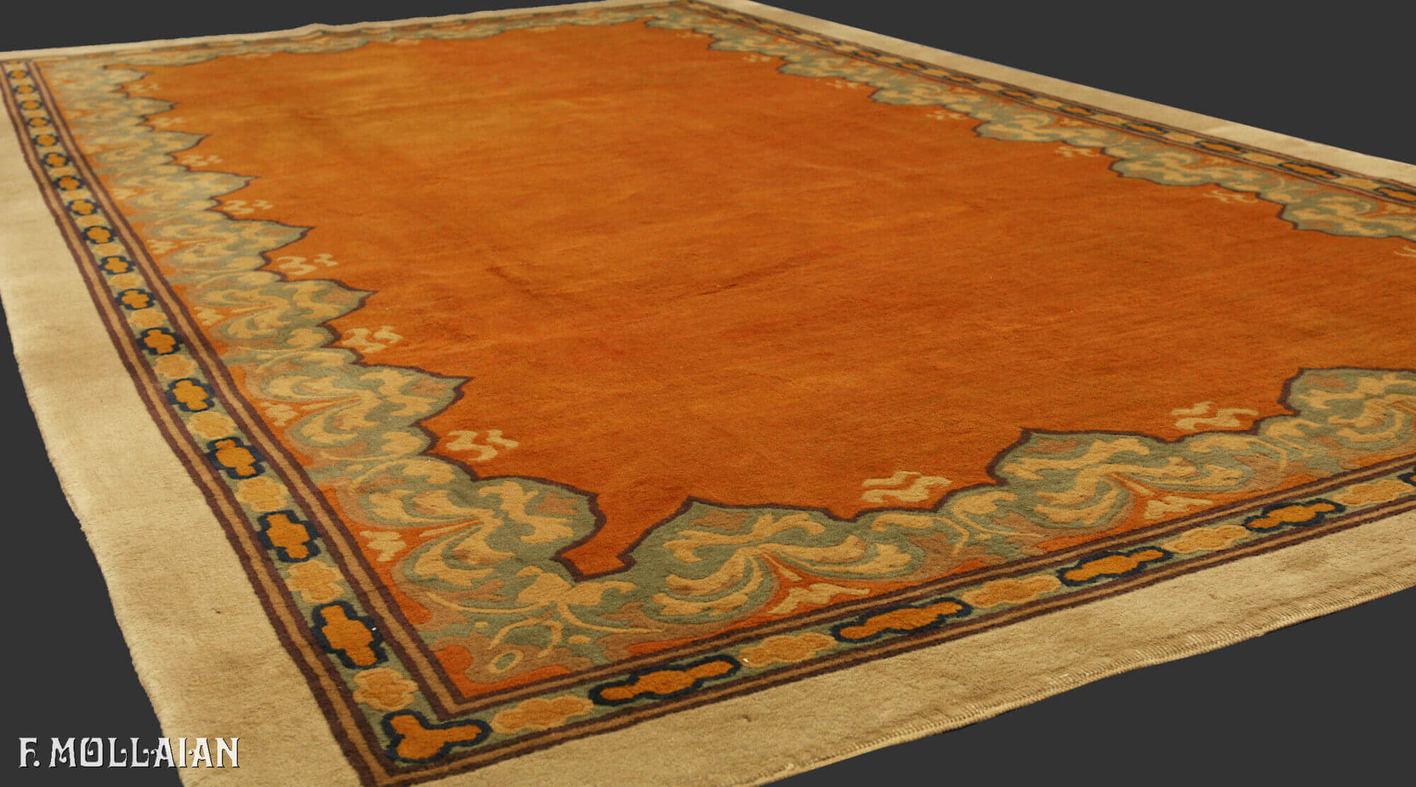A Large Antique Peking Nichols Carpet (China) n°:62039162